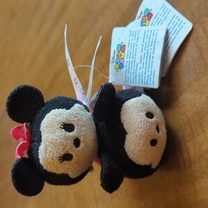 Disney Tsum Tsum Minnie & Mickey Mouse Collectible 3” Mini Plush Toys